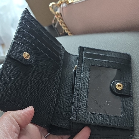 Michael Kors Black Leather Wallet - Picture 3 of 8